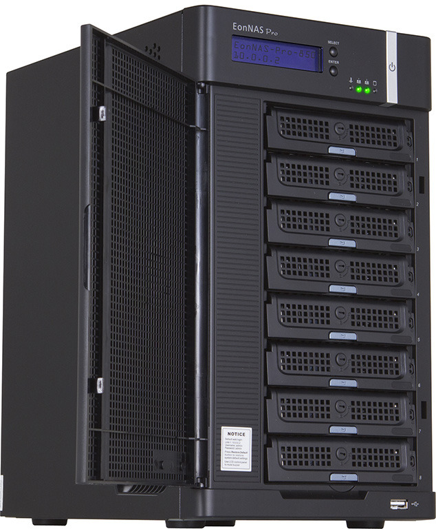 Infortrend's Flagship ZFS-Based NAS Offers 8 GB RAM & 10-GbE 