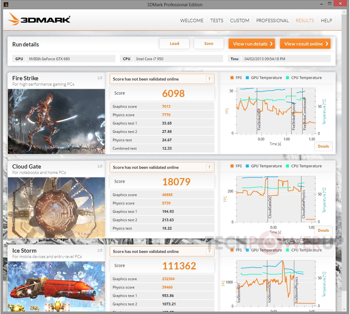 3DMark benchmark for Windows, Android and iOS