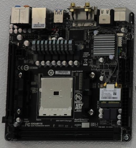 GIGABYTE Also Shows off F2A85XN-WiFi Feature-rich Mini-ITX Motherboard