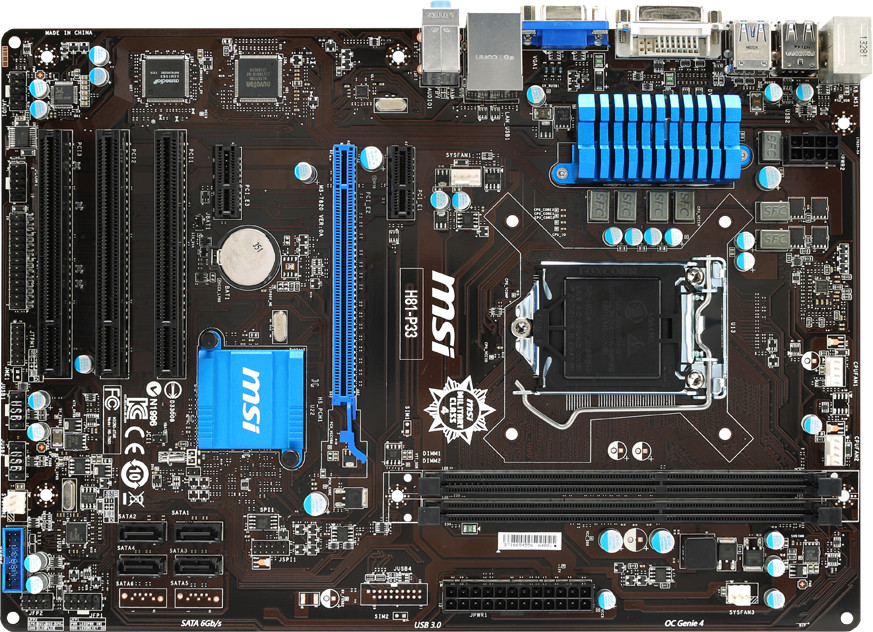 MSI Rolls Out H81-P33 ATX Motherboard | TechPowerUp Forums