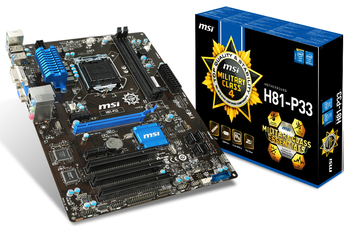 MSI Rolls Out H81-P33 ATX Motherboard | TechPowerUp Forums