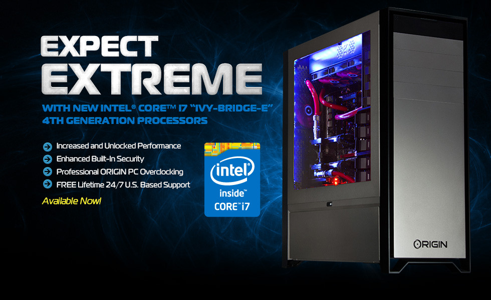 forsvar Dem Ondartet tumor ORIGIN PC Launches Intel Core i7 "Ivy-Bridge-E" 4th Generation Processors |  TechPowerUp