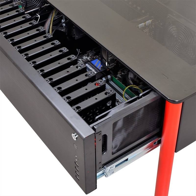 Lian Li Dk01 Desk Type Chassis Prototype Unveiled Techpowerup