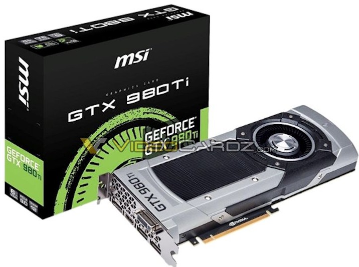 ASUS, Gigabyte, and MSI GeForce GTX 980 Ti Reference Graphics