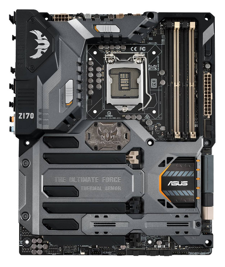 ASUS Announces the TUF Sabertooth Z170 Mark 1 Motherboard | TechPowerUp