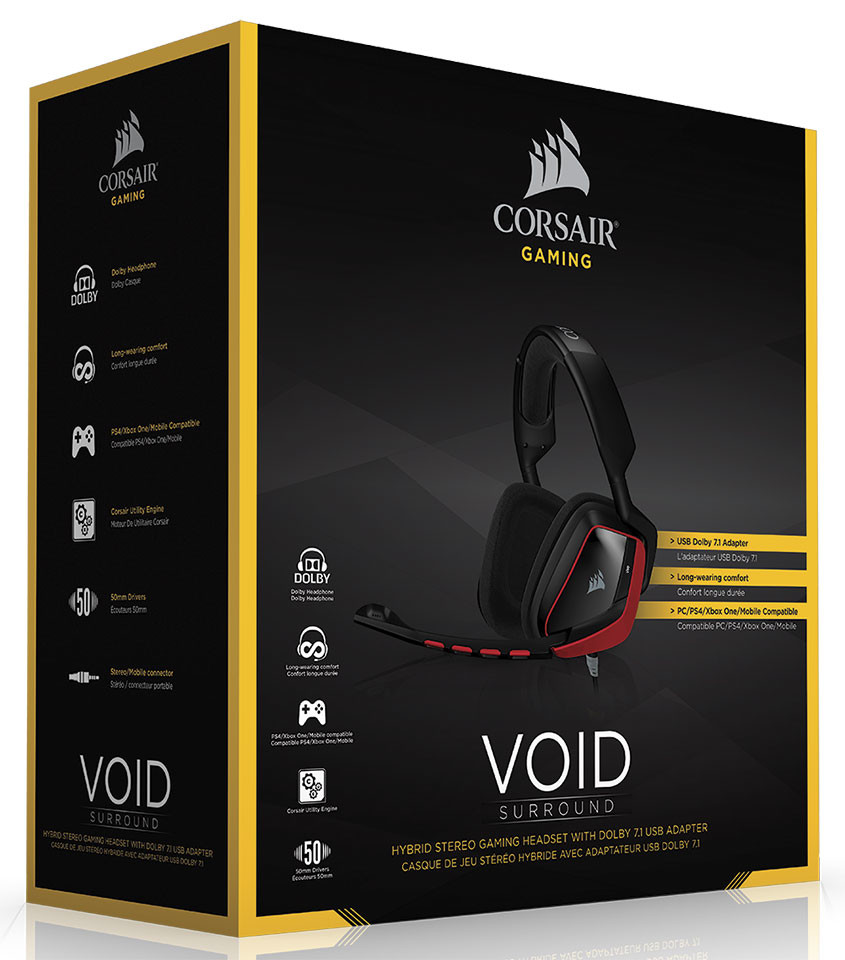 Forstærke Dangle Række ud Corsair Gaming Announces the VOID Surround Headset | TechPowerUp