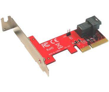 StarTech.com U.2 (SFF-8643) to M.2 PCIe 3.0 x4 Host Adapter Card for 2.5”  U.2 NVMe SSD