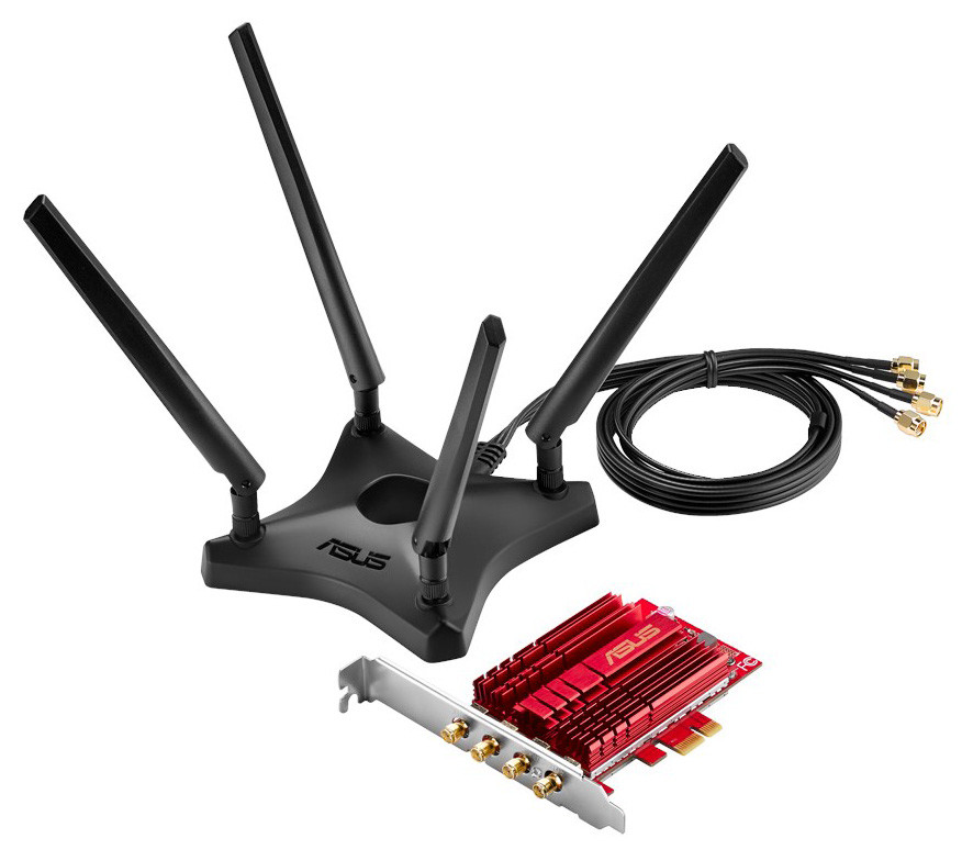 ASUS Intros the Monstrous PCE-AC88 PCIe Wireless Adapter | TechPowerUp