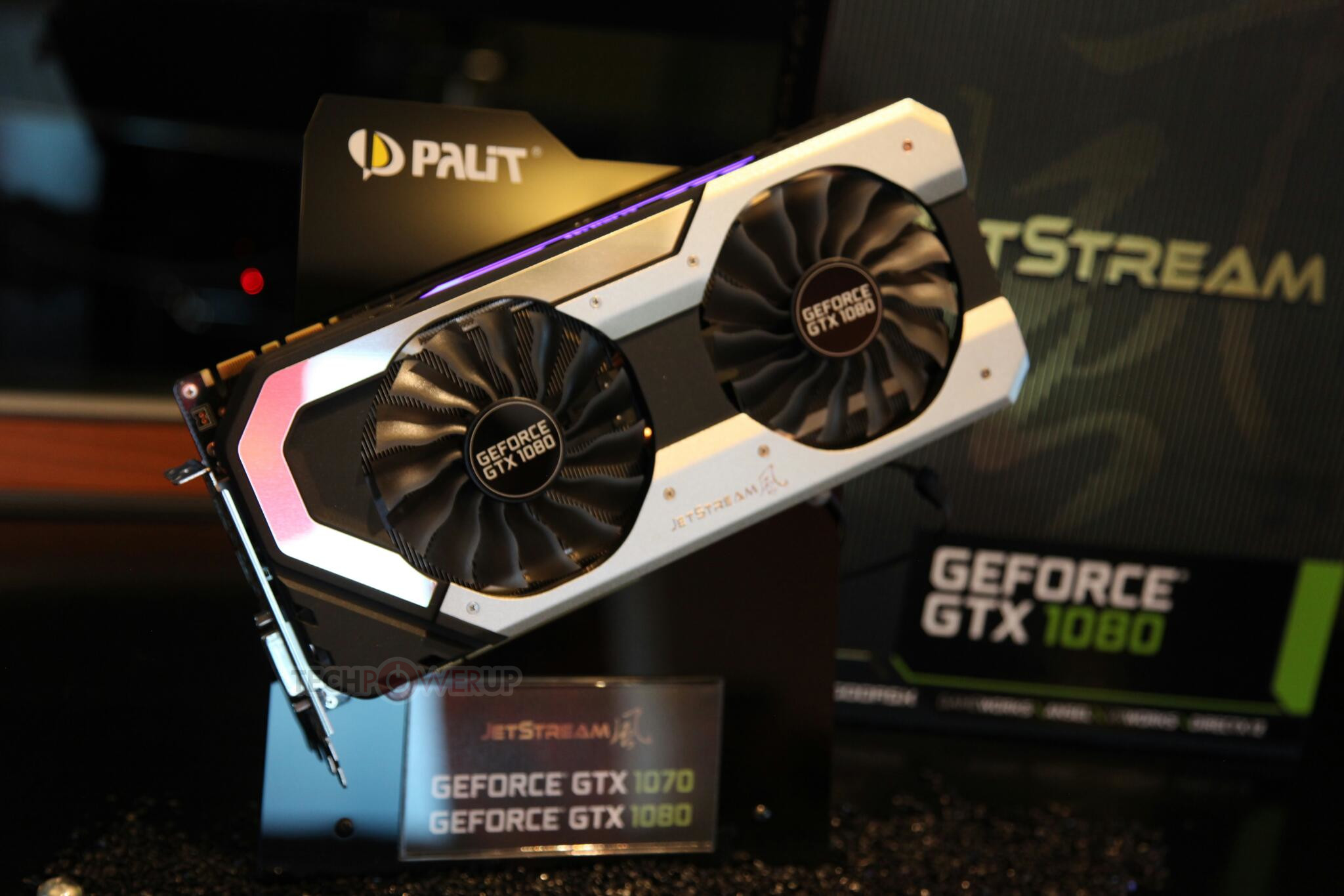 Palit GTX 1070 and GTX 1080 JetStream and G-Panel Pictured 