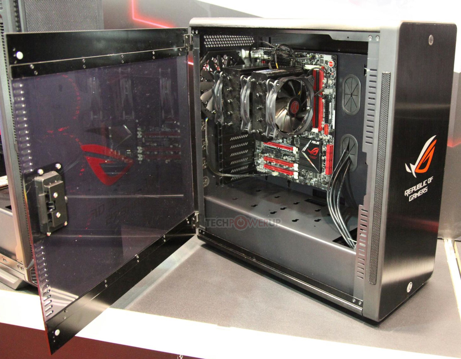 Raijintek And Asus Rog Co Branded Cetus Case Pictured Techpowerup