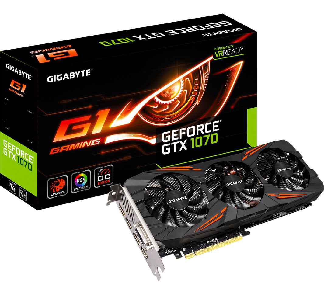 Gigabyte Announces the GeForce GTX 1070 G1.Gaming Graphics Card 