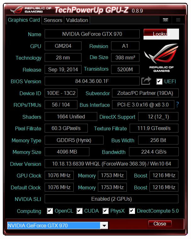 tech power up cpu z