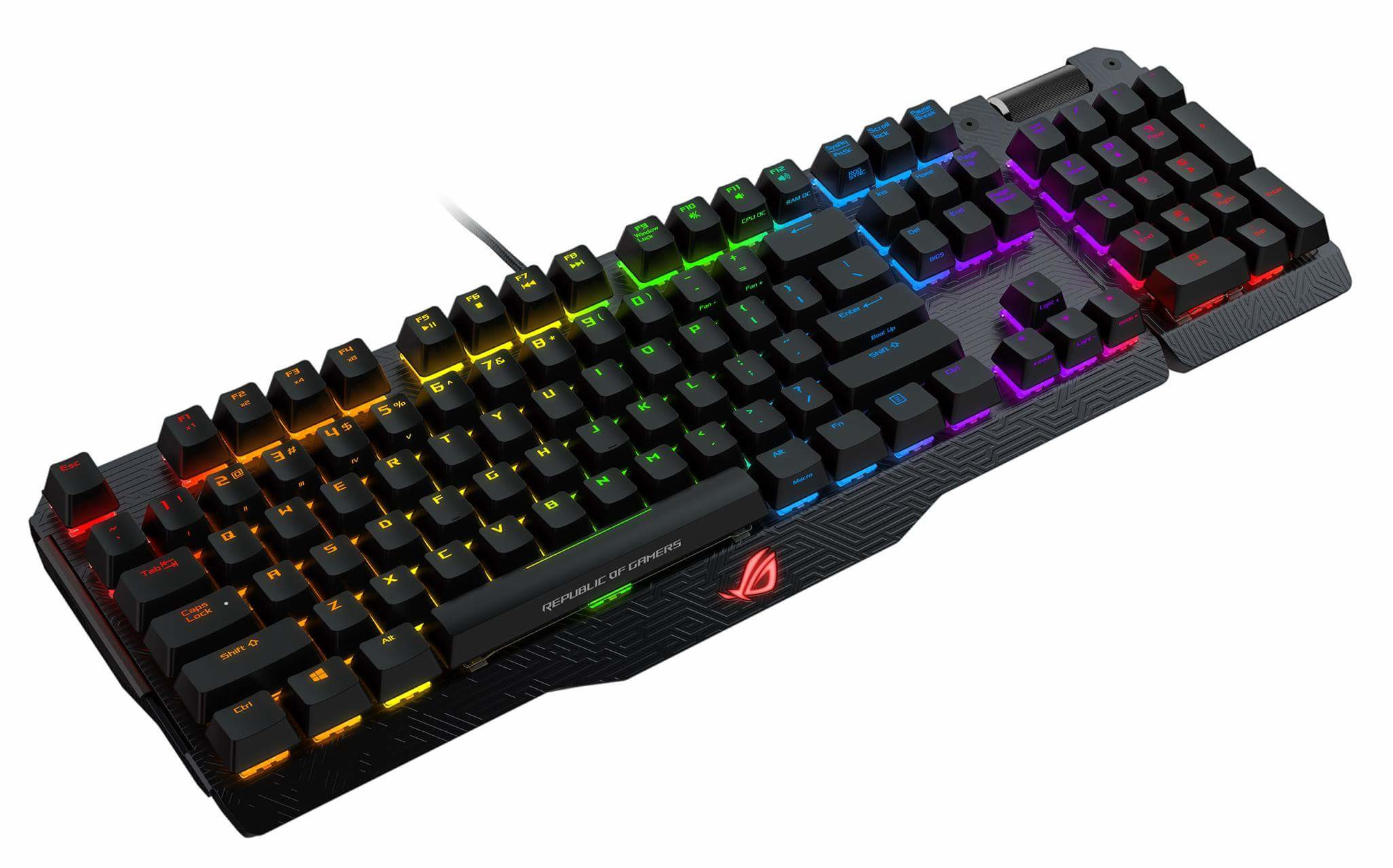 ROG Claymore RGB Gaming Keyboard with GIFs