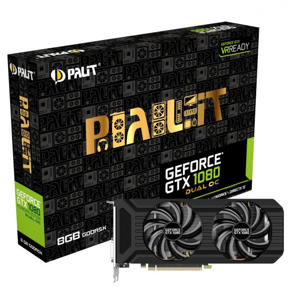 Palit GeForce GTX1080 8GB Dual OC-