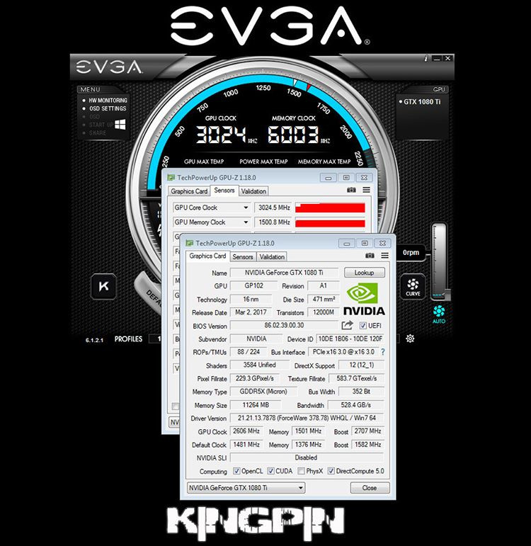 Readability factory Lock EVGA GeForce GTX 1080 Ti Overclocked to over 3 GHz under LN2 | TechPowerUp