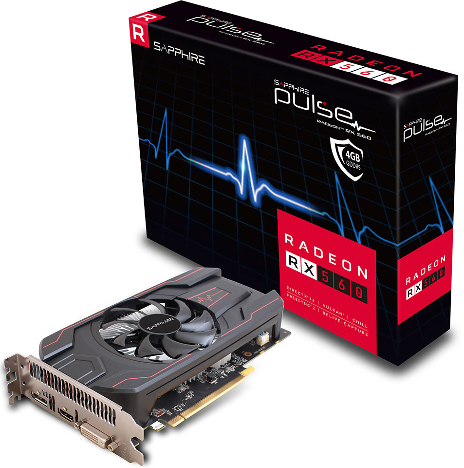 Sapphire Announces the Radeon RX 560 Pulse Series Graphics Cards TechPowerUp