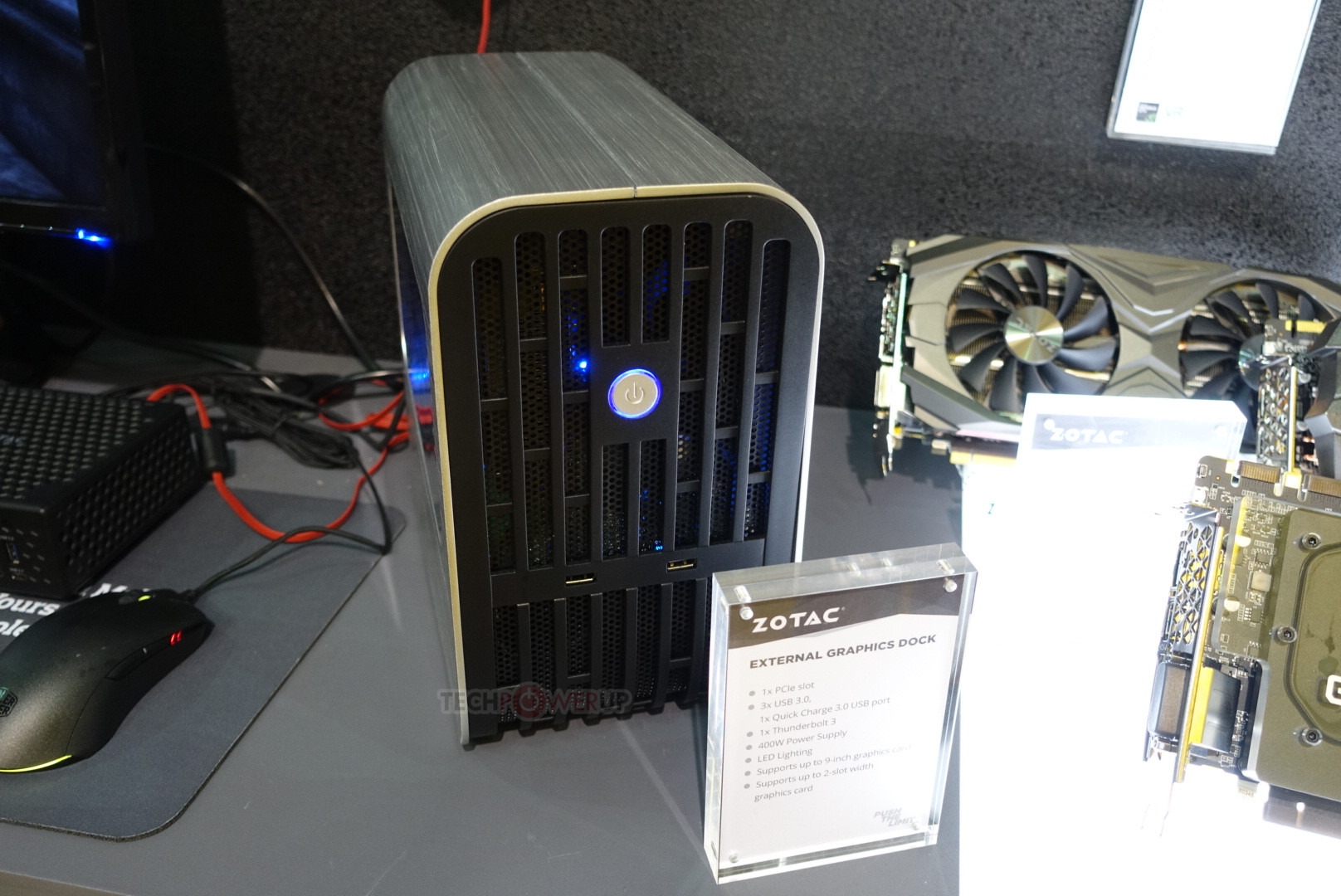 Electrify Derfor Tag ud ZOTAC Also Shows off Thunderbolt 3 External Graphics Dock | TechPowerUp