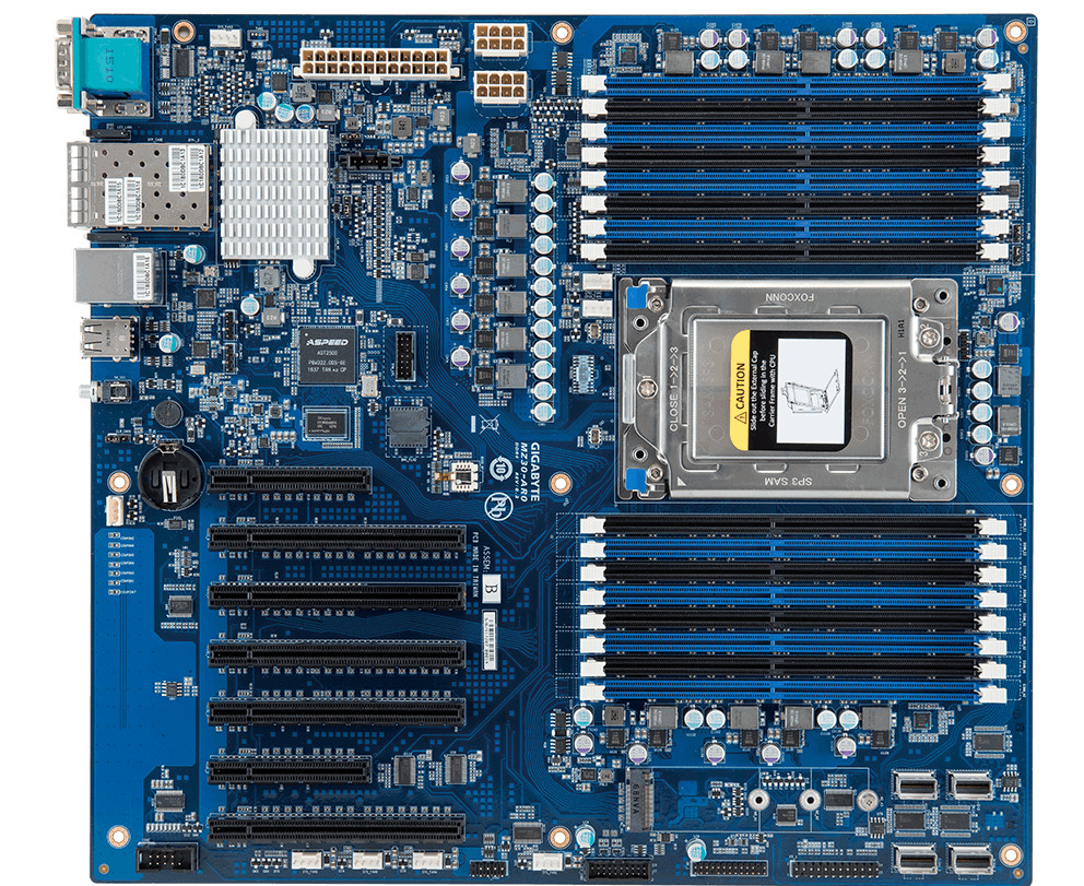 GIGABYTE Intros MZ30-AR0 Motherboard for AMD EPYC | TechPowerUp