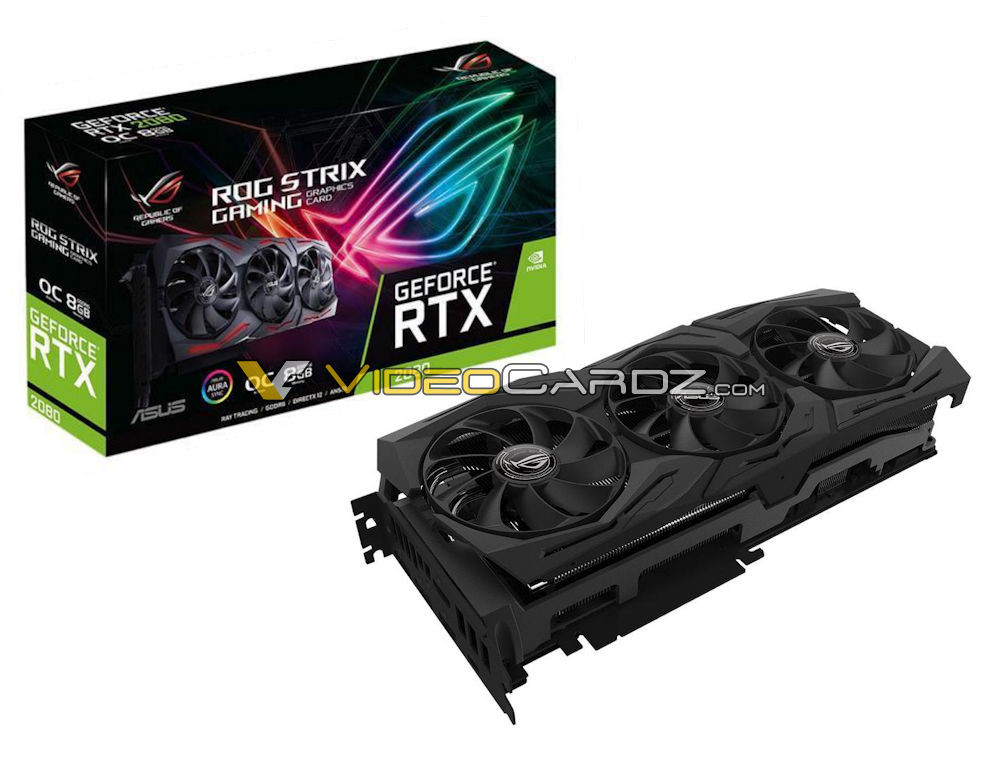 ASUS GeForce RTX 2080 and RTX 2080 Ti Pictured | TechPowerUp