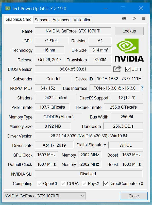 GPU-Z 0.5.8 Released, New Render Test for PCI-Express Bus and ASIC Quality  Feature