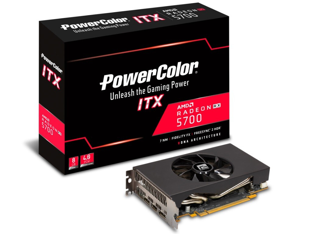 PowerColor Readies SFF-friendly Radeon RX 5700 ITX: Single 8-pin