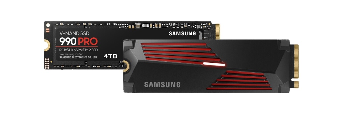 SAMSUNG 990 PRO SSD 1To M.2 NVMe PCIe 4.0 Heatsink BE(P)