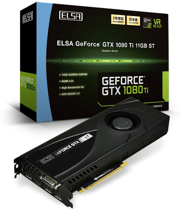 ELSA Releases GeForce GTX 1080 Ti 11GB ST Graphics Card | TechPowerUp