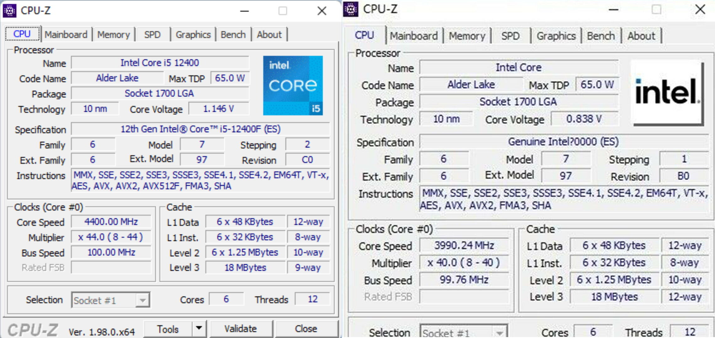 Процессор i5 12400f сравнение. I5 12400f CPUZ. Intel i5 12400. I Core i5 12400f. Intel 5 12400.