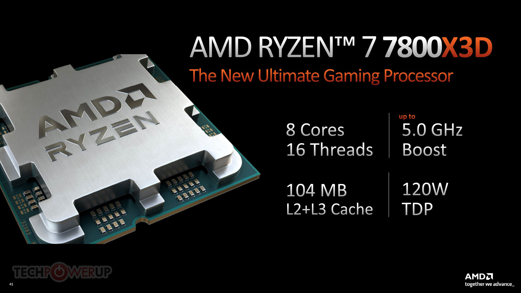 AMD Shows First Ryzen 7800X3D Game Benchmarks, Up To 24% Faster Than Core  i9-13900K TechPowerUp Forums