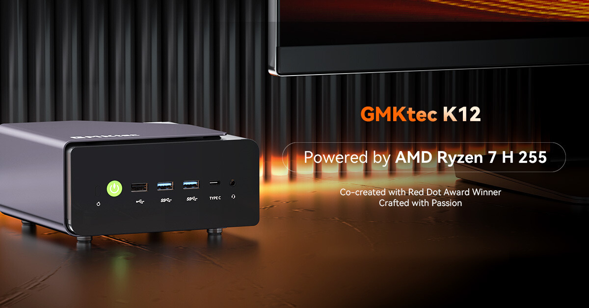 (PR) GMKtec Launches NucBox K12 Mini PC With AMD Ryzen 7 H255