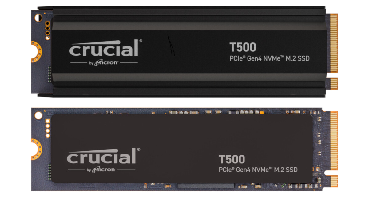 Crucial Launches New T500 Gen 4 NVMe SSD