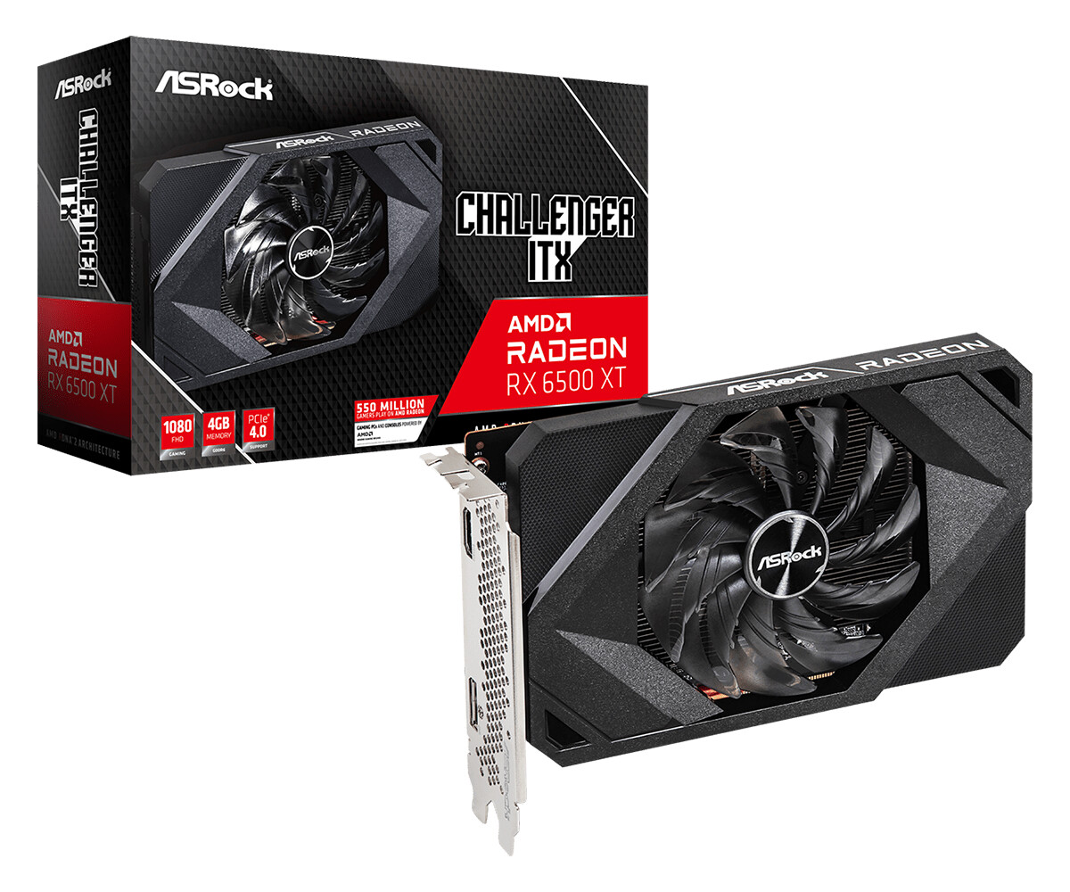 ASRock Radeon RX 6500 XT Phantom Gaming D 4GB OC : test 2024 et