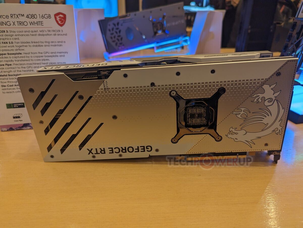 MSI officially introduces GeForce RTX 4080/4070 Ti GAMING Trio White