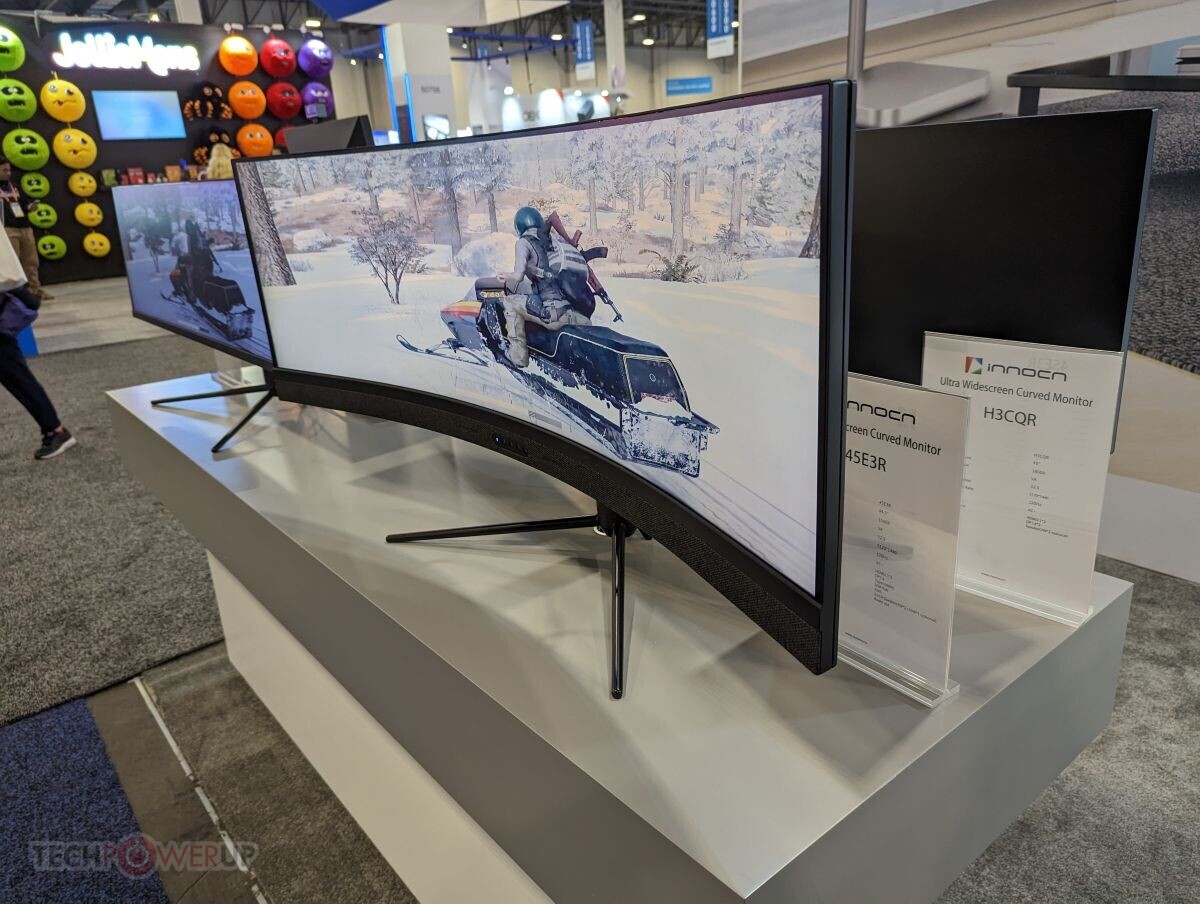 innocn Shows Off Mini-LED, Fast IPS, and Curved OLED Gaming