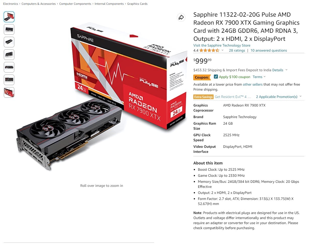 Grab this AMD RX 7800 XT graphics card for £475 thanks to a 20