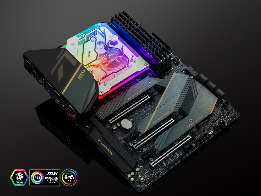 Bitspower Intros CPU+VRM Monoblock for MSI MEG Z490 Ace