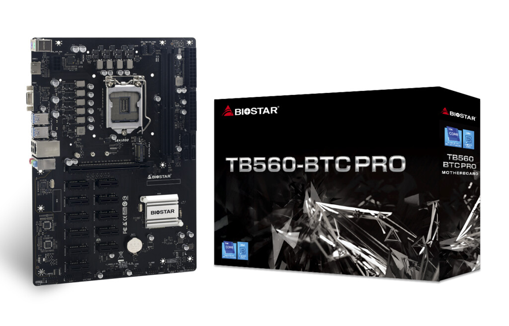 Biostar Announces TB560-BTC PRO MINING Motherboard