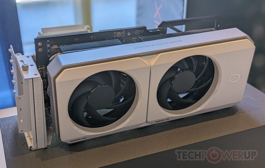 GPUs are massive these days, so of course, there's the Cooler Master Atlas  ARGB GPU Support