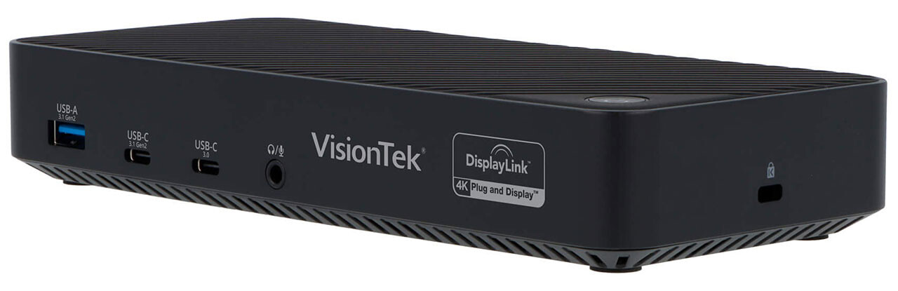 Triple Display 4K USB-C Docking Station with 100W Power Delivery VisionTek VT7000 901468
