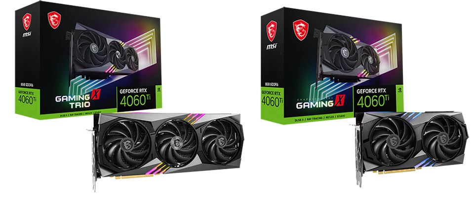 MSI Launches its GeForce RTX 4060 Ti and RTX 4060 Graphics Cards