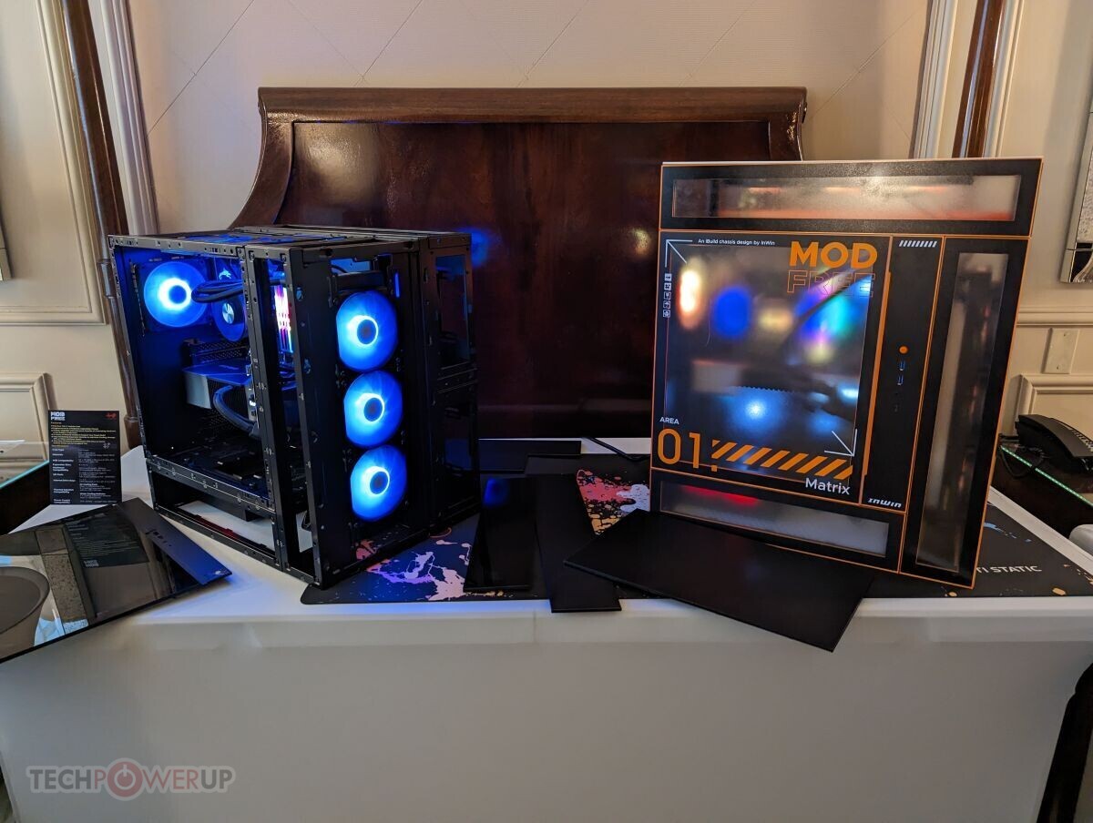 InWin's Mod Free PC case can shrink and grow with your build