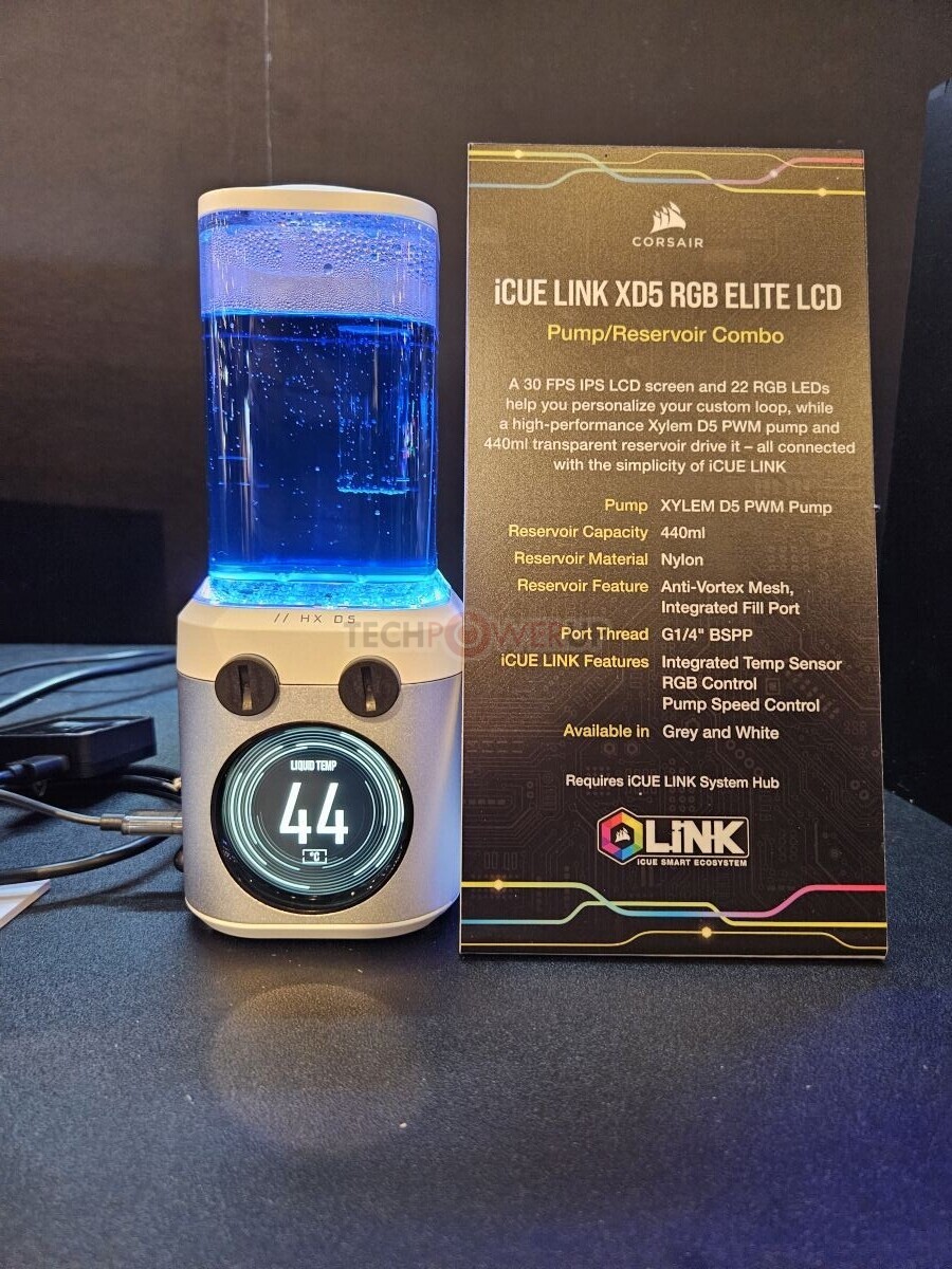 CORSAIR Shows Off iCUE Link Enabled DIY Liquid Cooling Components at  Computex 2023