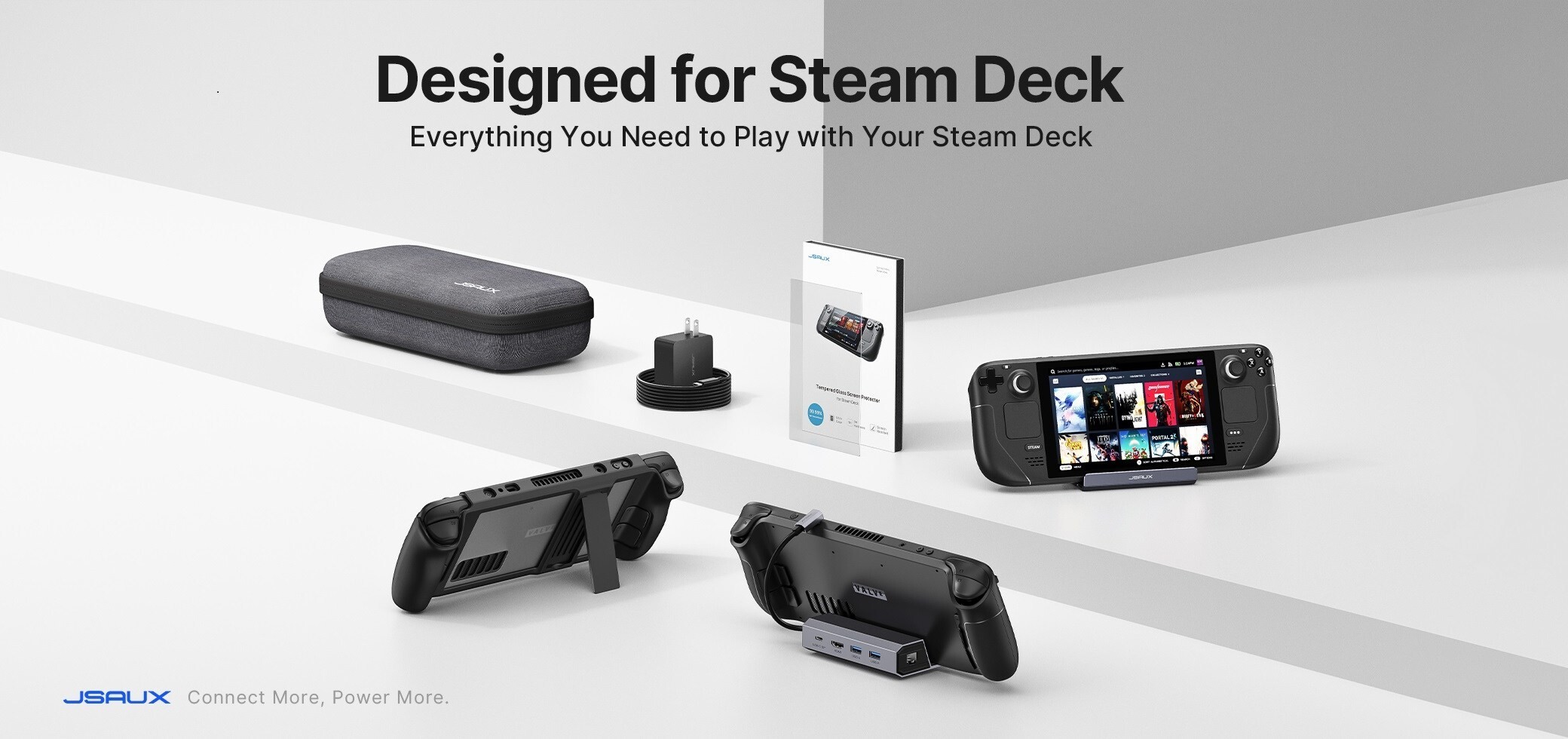 JSAUX lanza su línea de accesorios Steam Deck 