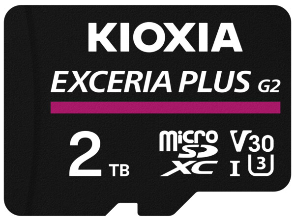 Kioxia atteint la limite des cartes microSDXC : 2 To