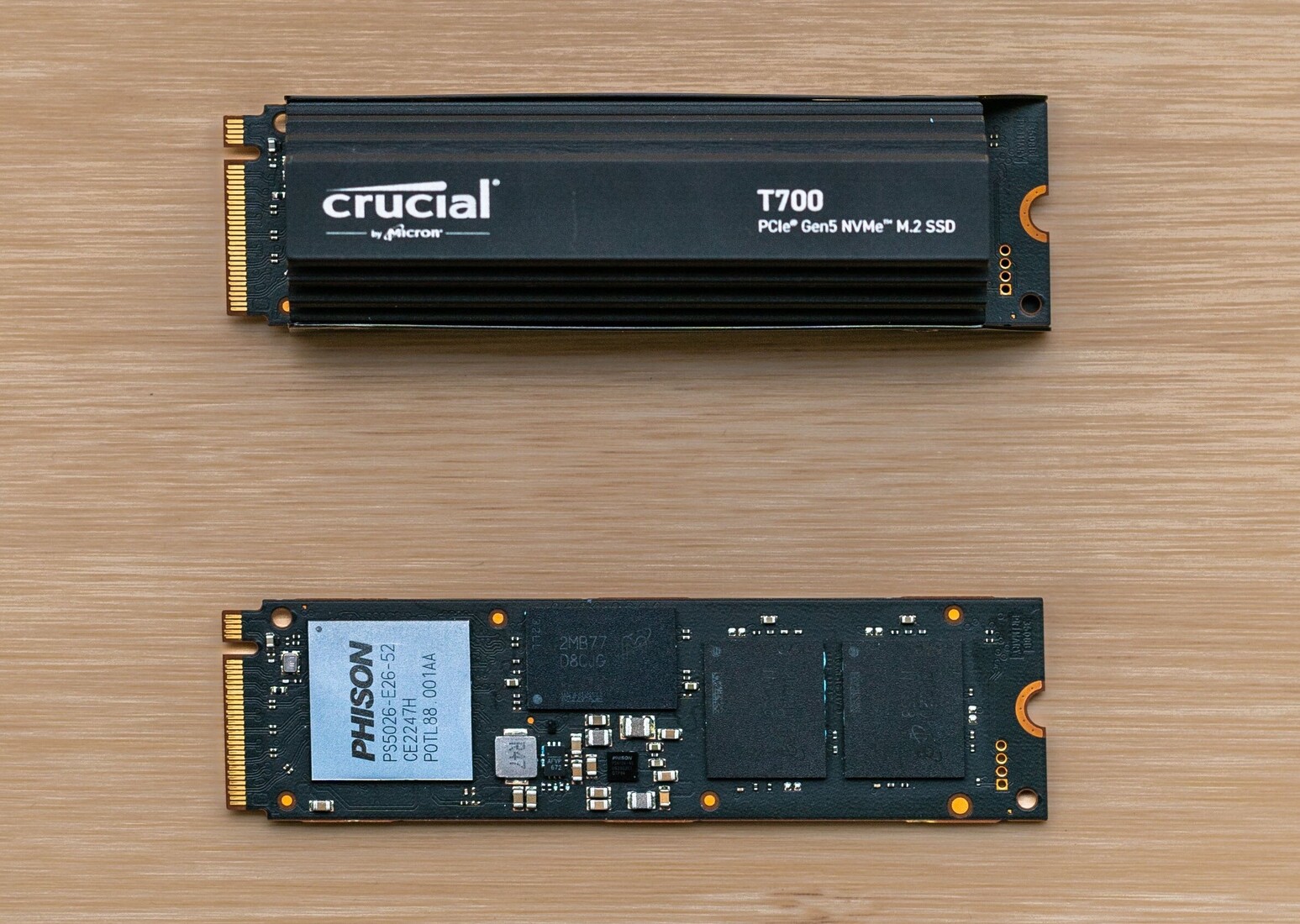 Crucial T700 2TB TLC NAND Flash PCIe Gen 5 x4 NVMe M.2 Internal