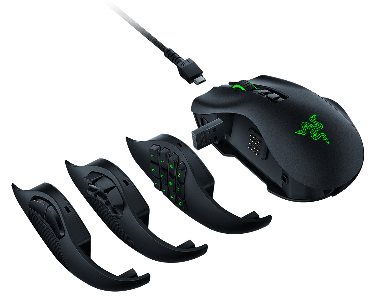 Razer Announces the Naga Pro Wireless Gaming Mouse: Adapt to Any