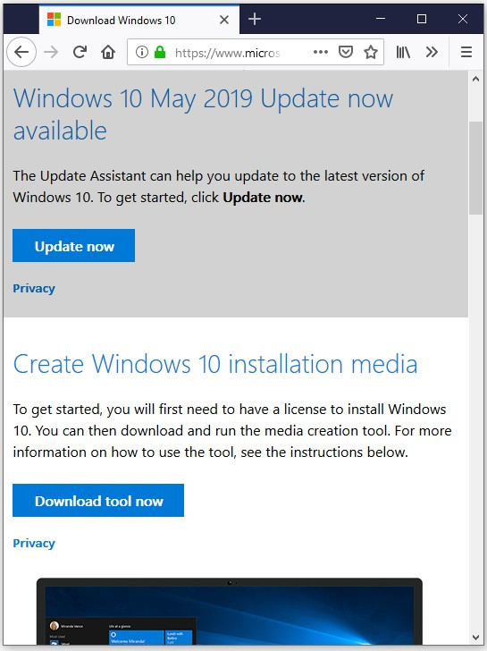 Psa How To Download The Windows 10 1903 Iso From Ms Without The Media Creation Tool Techpowerup Forums
