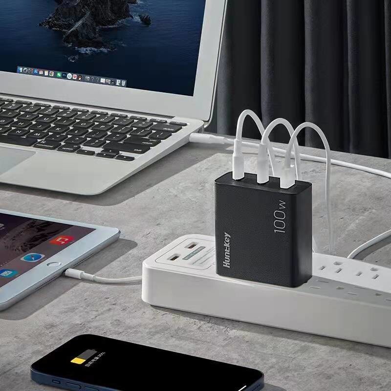 Huntkey Releases 100 W GaN Fast Chargers to Satisfy Users' Multiple Charging Needs
