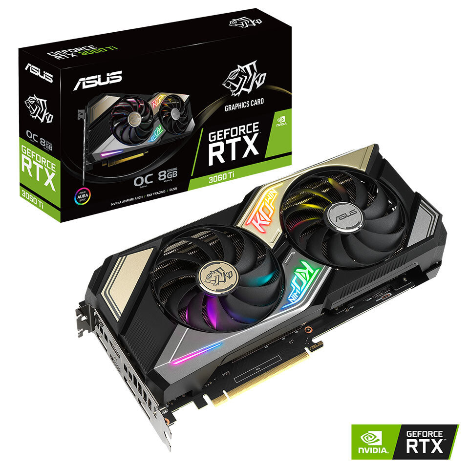 ASUS Announces GeForce RTX 3060 Ti KO, Dual Mini, Dual, TUF Gaming