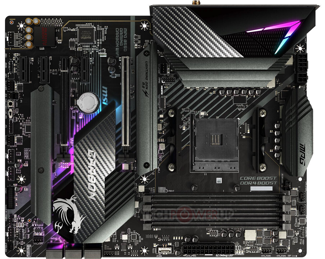 MSI MPG B550 Gaming Carbon WIFI Motherboard Review - Page 2 Of 9 - Modders  Inc